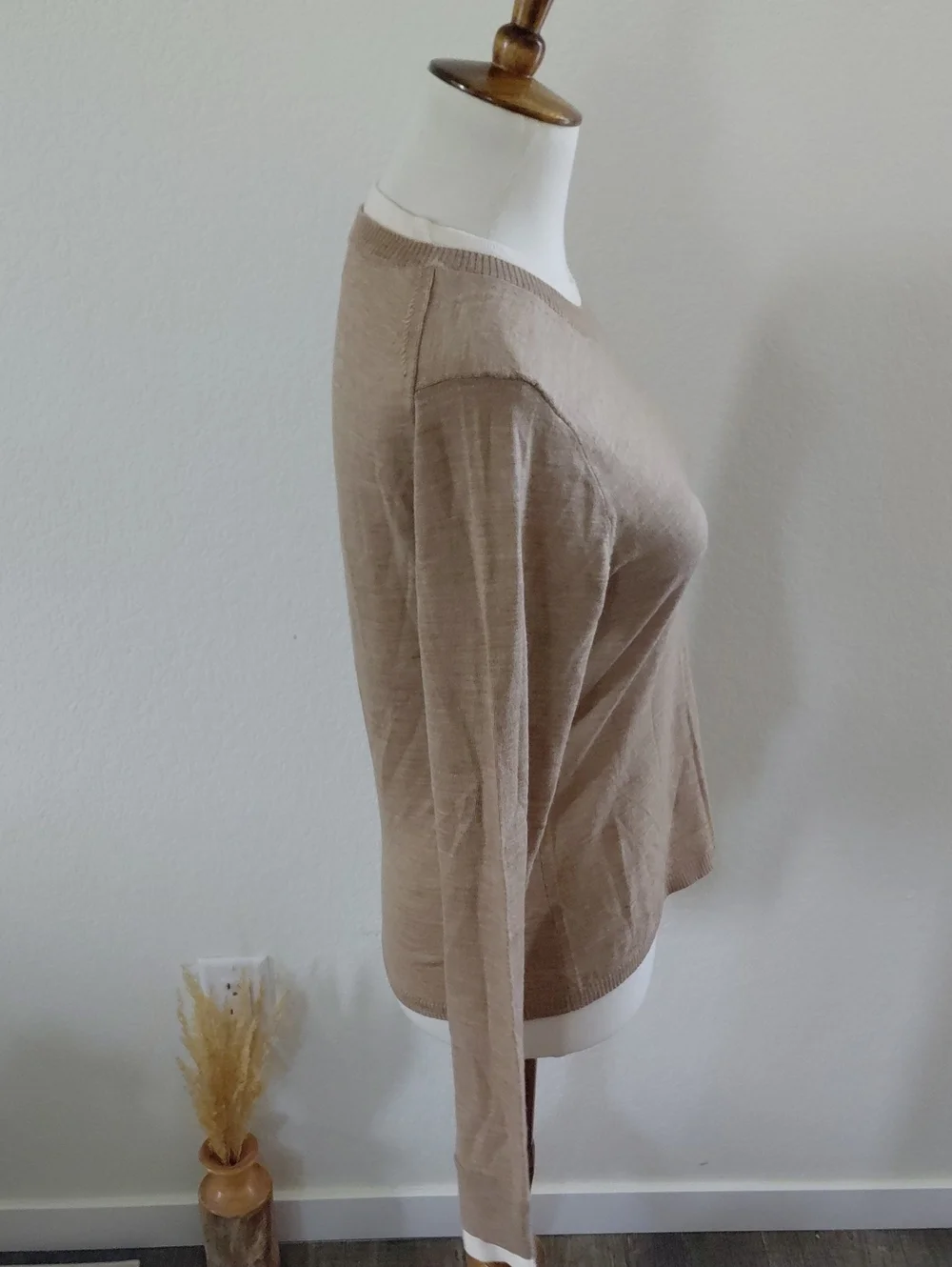 J. Crew Carolyn Layered Crewneck Sweater In Merino Wool